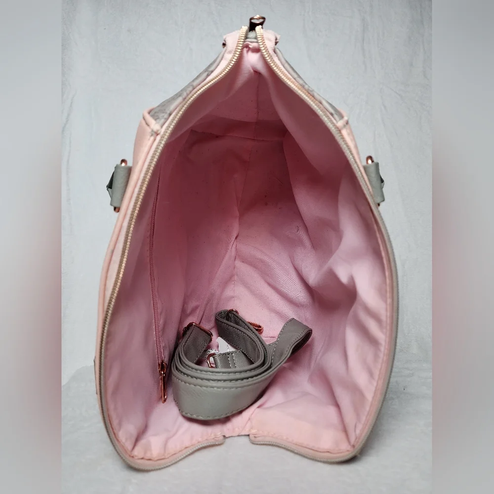 Loungefly Sleeping Beauty Aurora Pink and Gray Satchel